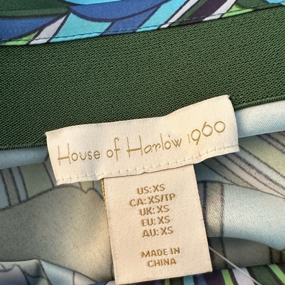 HOUSE OF HARLOW Maxi Geometric Pattern Elastic Waist Fringes Skirt BNWT - Picture 5 of 11